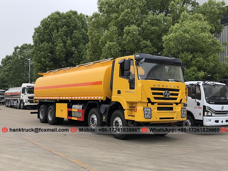 HONGYAN 12 Wheeler 30,000 Liters Fuel Bowser Truck with IVECO Engine