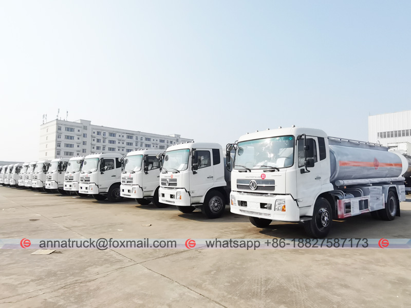 12units Dongfeng Fuel Tank Truck to Africa